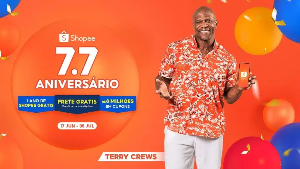 Terry Crews: Novo Embaixador da Shopee no Brasil!