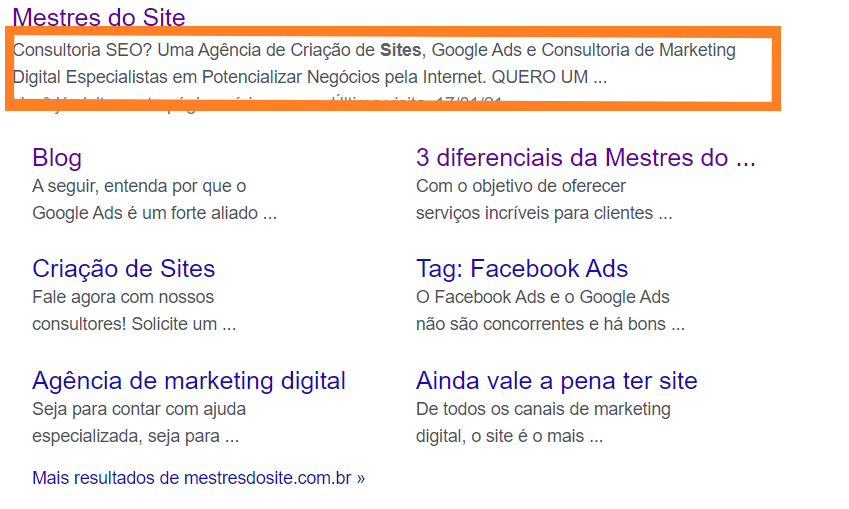 aparecer no Google