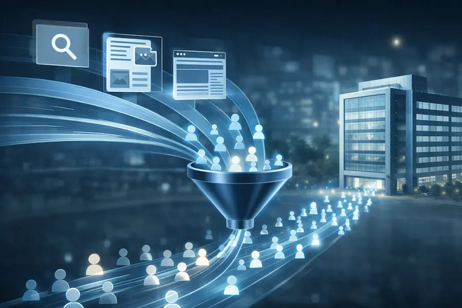 geração de demanda b2b,como gerar demanda previsível,como gerar leads b2b,marketing para industria,previsibilidade de vendas,funil de vendas b2b